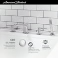 thumbnail image 4 of American Standard T105901.GN0 Studio S Deck Mounted Roman Tub Filler - Brushed Cool, 4 of 7