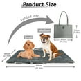 thumbnail image 3 of Kritter Planet Waterproof Dog Mat, Reusable Reversible Training Pet Travel Plush Pads, Large Size Washable Pee Pads for Dogs Couch Bed Sofa 60" x 80", 3 of 7