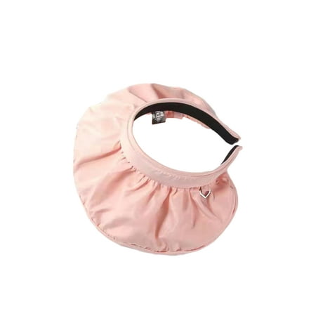 

JYYYBF Sun Visor Hats for Kids Toddler Baby Girls Boys Wide Brim UV Protection Hat Adjustable Summer Beach Cap Pink 46cm-52cm