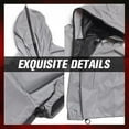 thumbnail image 3 of Veste Imperméable Chaude Réfléchissante Haute Visibilité Veste de Sécurité Légère, 3 of 5