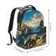thumbnail image 2 of Disketp Valley River Dinosaur Mochila Estampada para Hombre y Mujer – Mochila Ligera Clásica con Múltiples Bolsillos para Universidad, Trabajo y Viajes-One Size, 2 of 5