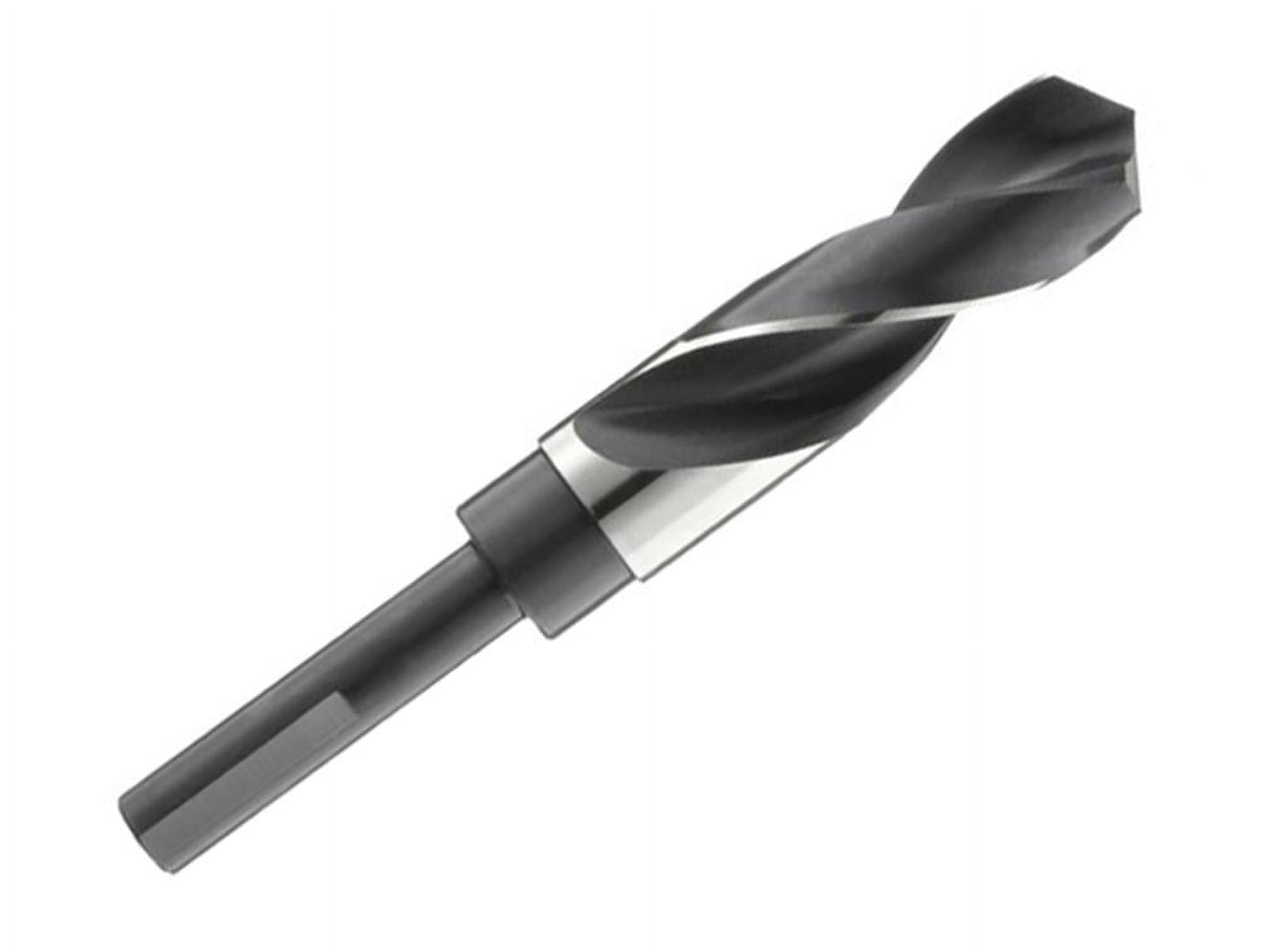Drill America D/A3F37/64 37/64" HSS 1/2 Reduced Shank Silver and Deming Drill Bit with 3-Flatted Shanks