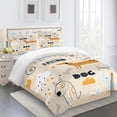 thumbnail image 2 of Yuarrent Juego de ropa de cama de 3 piezas, funda de edredón con estampado temático de perro, fundas de almohada decorativas, bonitos suministros para Juegos de cama LYSHDW2109250009 XL Yuarrent HA012374-12, 2 of 6