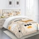 thumbnail image 3 of Juegos de edredón de cama Funda nórdica con estampado temático de perro Fundas de almohada Decorativas Cachorro lindo Suministros para dormir Juego de cama S LYSHDW2109250009 3 piezas Inevent HA012374-03, 3 of 7