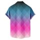 thumbnail image 5 of Men'S Casual Loose Fitting Short Sleeved Shirt Fashionable Lapel Shirt Top L, 5 of 5