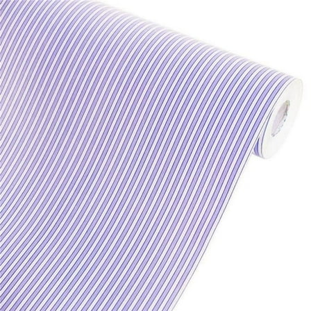 p1050-ROLL Blue Stripe - Self-Adhesive Wallpaper Home Decor Roll  Multicolor
