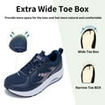 thumbnail image 3 of Artlea Wide Toe Box Shoes Women Arch Support Walking Shoes Plantar Fasciitis Orthotic Tennis Sneakers for Foot Pain Relief, Size 6.5-11, 3 of 7