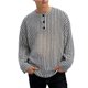 thumbnail image 2 of pstuiky camisas de manga larga para hombre, Sudadera con capucha y cuello redondo de manga larga de color liso para hombre salir tops m, 2 of 9