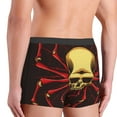 thumbnail image 4 of KLL Red Skull Spider Men's Cotton Boxer Briefs Underwear-Small, 4 of 7