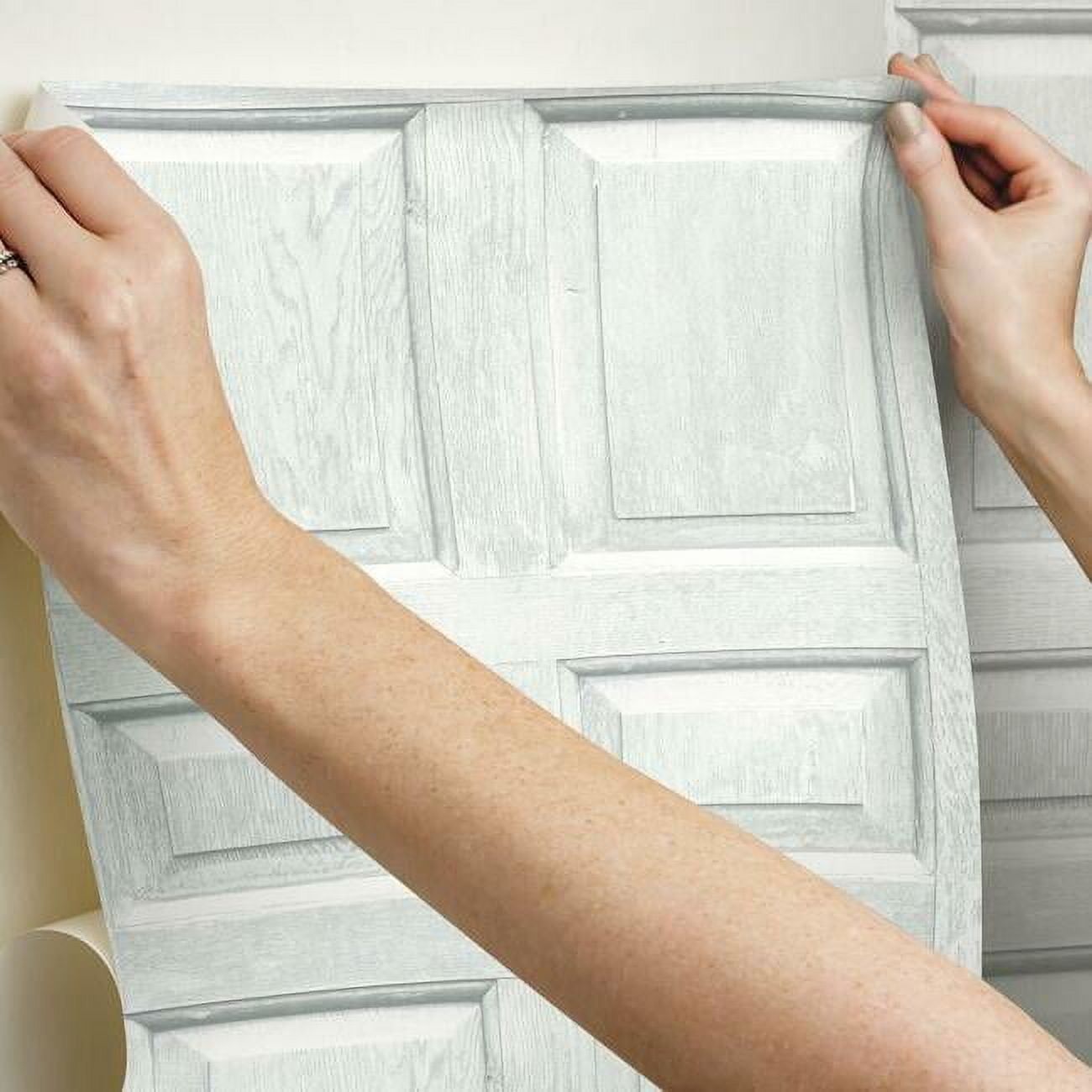 Beveled Wood Paneling Peel & Stick Wallpaper