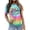 ZBMulticolour, variant on Womens Tie Dye Shirt Neon Graphic T Shirts Fashion Short Sleeve Tops Summer Crewneck Tee Casual Stylish Retro Daily Streetwear