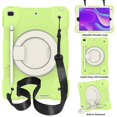 thumbnail image 1 of Funda para iPad Air de 10,2 pulgadas (2019/2020) con correa para el hombro, soporte de anilla grande, portalápices, protección contra caídas, duradera., 1 of 5