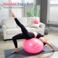 thumbnail image 6 of kisnbld Exercise Ball, Extra Thick Yoga Ball with Pilates Bal & Foot Pump, 3 Sizes Anti-Burst Home, Gym & Office Workout Equipment for Yoga or Sitting, 6 of 7