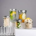 thumbnail image 4 of 1 Set 24Pcs Air Tight Aluminum Split Type Sealing Storage Mason Jar Lids, 4 of 6