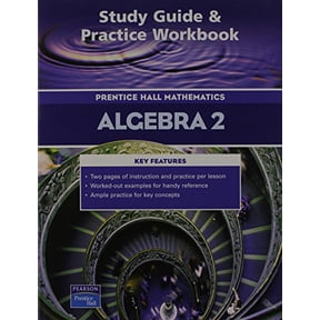 Pre-Owned Prentice Hall Math Algebra 2 Study Guide and Practice Workbook 2004c (Paperback) 0131254529 9780131254527