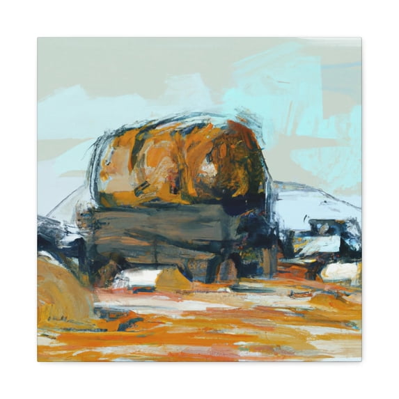 Hay Baler In Sunshine - Canvas