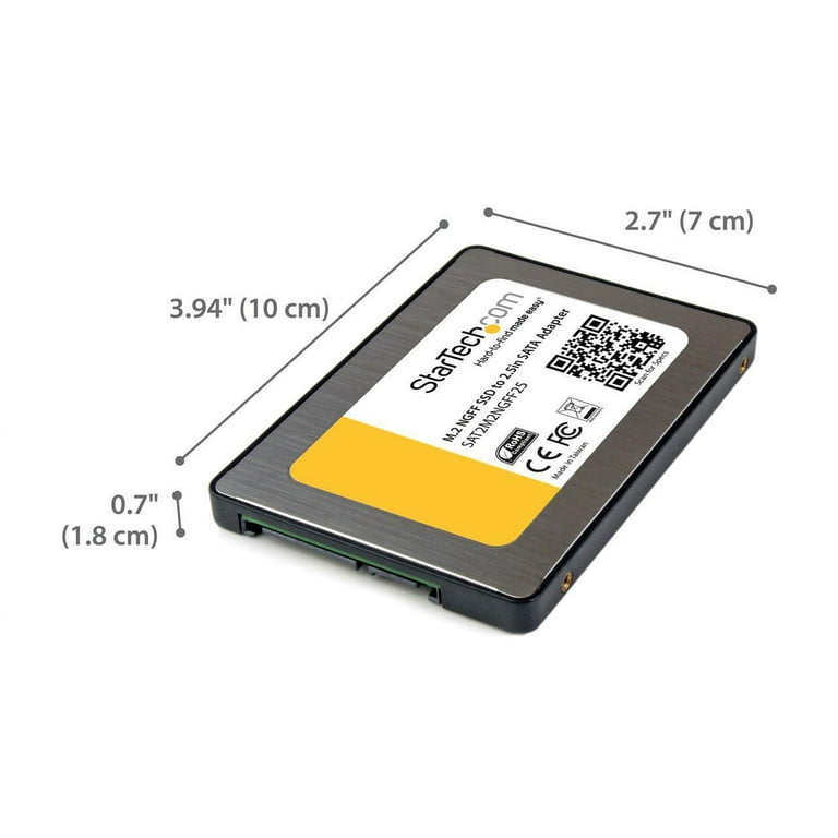  M.2 SSD to 2.5 inch SATA Adapter, Aluminum M.2 to USB