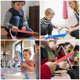 thumbnail image 2 of 10 pares de baquetas rítmicas con cinta, instrumentos musicales de percusión, juguetes para niños, 2 of 8