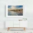 thumbnail image 2 of The Heart of Oceanside - Oceanside California Photography Beach Coast Ocean Palm Tree Coastal Sunset Landscape White Framed Wall Art Print 5 x 7 inches, 2 of 3