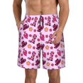 thumbnail image 1 of Balery Retro Cowgirl Traje de Baño Estilo Hawaiano para Hombre, Shorts de Secado Rápido con Bolsillos-Small, 1 of 6