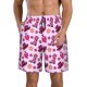 thumbnail image 1 of Balery Retro Cowgirl Traje de Baño Estilo Hawaiano para Hombre, Shorts de Secado Rápido con Bolsillos-Medium, 1 of 6