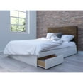 thumbnail image 5 of Nexera 2 Piece Full Size Bedroom Set With White And Truffle Finish 400989, 5 of 6