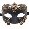 thumbnail image 1 of Máscara de mascarada, máscara de media cara, máscara de disfraz novedosa romana, accesorios de máscara de Mardi Gras D, 1 of 9