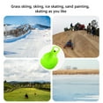 thumbnail image 5 of XiYing Portable Abs Plastic Snow Sled for Winter Sports, 51X35Cm Sledding Board with Large Handle for Snow Grass Sand Sliding, Includes 1 Sled, 5 of 8