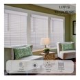 thumbnail image 6 of Cordless, 2 Inch Faux Wood Blind, 26" Wide x 72" Long, Window Blinds, Blinds & Shades, Blinds for Indoor Windows, Smooth, Bright White - 26" x 72",Bright White, 6 of 9