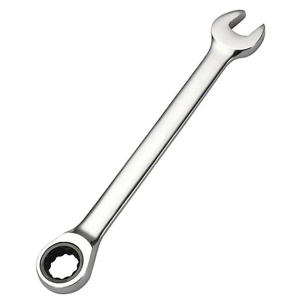 Combination Spanner, 10/13/17 mm, Ratchet Wrench, Double Flat Head, Metric Gear, Open End and Ring Spanner, Tool (13mm)