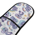 thumbnail image 2 of Dailycode Double Sided Oven Mitt with Loop Heat Resistant Kitchen Long Potholders 7" x 35" Koala Rainbow Star, 2 of 6