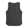 thumbnail image 2 of Men Summer Cotton Linen Tank Tops Gym Athletic Henley Button Sleeveless T-Shirts Workout Loose Comfy Soft Solid Color Tops, 2 of 6