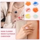 thumbnail image 5 of Uxcell Charms de Resina en Forma de Rosa de 20mm, 40 Pcs Mini Cabochones Sin Perforar para Embellecimiento de Joyas de Manualidades DIY, Charm a Granel para Carcasas de Teléfono, Blanco, 5 of 6