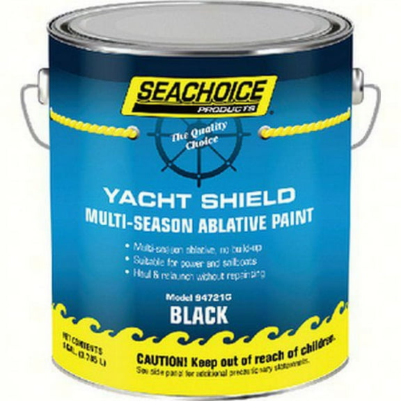 SeaChoice 94721G; Yacht Shield Premium Multi-Season Ablative Black