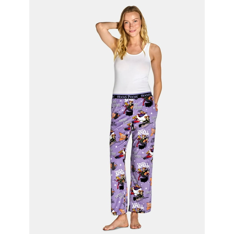 Disney Women s Hocus Pocus Halloween Velour Sleep Pants Sizes XS 3X