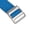 Blue, variant on Cotton Gait Belt with Metal Buckle, White, 54 inch