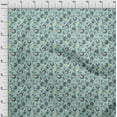 thumbnail image 4 of oneOone Georgette Viscose Aquamarine Fabric Asian Pottery Floral Sewing Craft Projects Fabric Prints By Yard 42 Inch Wide, 4 of 4
