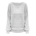 thumbnail image 4 of yunLCZ Womens Long Sleeve Shirts Women's Sweaters Off The Shoulder 2024 Fall Batwing Casual Loose Fashion Sweater Pullovers Womens Long Sleeve Shirts, 4 of 4