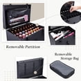 thumbnail image 3 of Manicura de piel vegana con ruedas Frenessa Rolling Nail Case, 3 of 7
