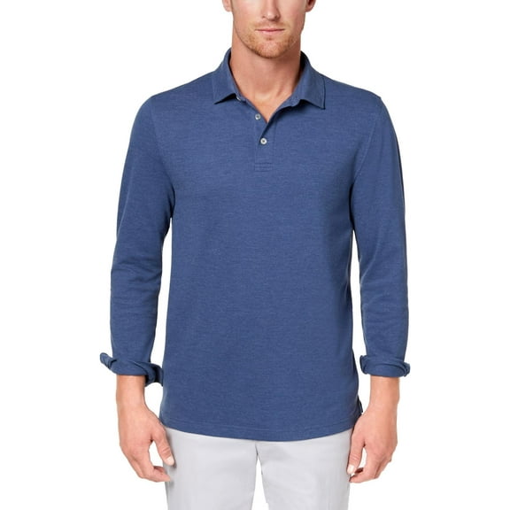 Club Room Mens Collared Solid Polo Shirt