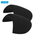 thumbnail image 3 of 8 Pairs Shoulder Pads, Costume Shoulder Pads Sponge Pads Gauze Thick for Women Clothing Men Blazer Suit, Black,M, 3 of 6
