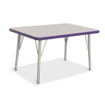 Rectangle Activity Table - 24" X 36", E-height - Freckled Gray/Purple/Gray