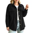 thumbnail image 7 of Enjoytime Jackets for Women Lapel Long Sleeve Button Down Shacket Fall Trendy Casual Coat Plus Size Clothes, 7 of 7