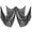 Black, variant on JeashCHAT 30"x72" Halloween Creepy Cloth Scary Halloween Gauze Cloth Spooky Cloth for Halloween Party Supplies Decorations Outdoor Yard Wall Doorway Home Decor, Orange