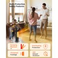 thumbnail image 5 of NFTIGB Space Heaters for Home, 24" 1500W Oscillating Electric Tower Electric Heater with Remote, PTC Ceramic Fast Heating,Black,New, 5 of 6