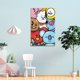 thumbnail image 4 of BT21 Cuadro decorativo colgante - Arte de pared - Póster enmarcado - Decoración de pared - Regalos para familia, amigos y aficionados 40*60 cm, 4 of 6