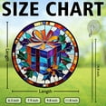 thumbnail image 2 of Pawberry Presents Window Hanging Stained Glass, Presents Suncatchers for Windows Stained Glass, Stained Glass Presents suncatcher, 2 of 7