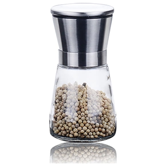 Generic Compact Adjustable Stainless Steel Manual Spice Grinder for Kitchen, Outdoor, and BBQ Use