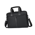 thumbnail image 3 of Bolso De Negocios Para Hombre, Maletín, Bolso Para Portátil, Bolso De Hombro Para Viajes De Negocios, Piel Sintética, Película Negra Película de cuero PU negra, 3 of 8