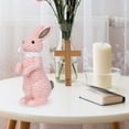 thumbnail image 3 of Resin Rabbit Decorations European Garden Style Standing Design for Easter and Home, 3 of 6